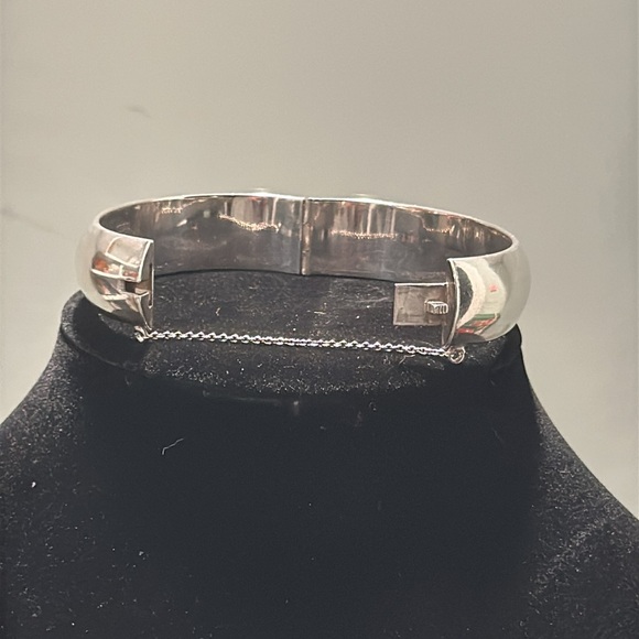 Vintage E. Dragsted Sterling Silver Bangle Cuff - Picture 5 of 9